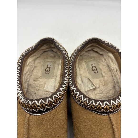 UGG Tasman 5955 Classic Chestnut Suede Sheepskin Wool Slippers Men’s 8 main image 11